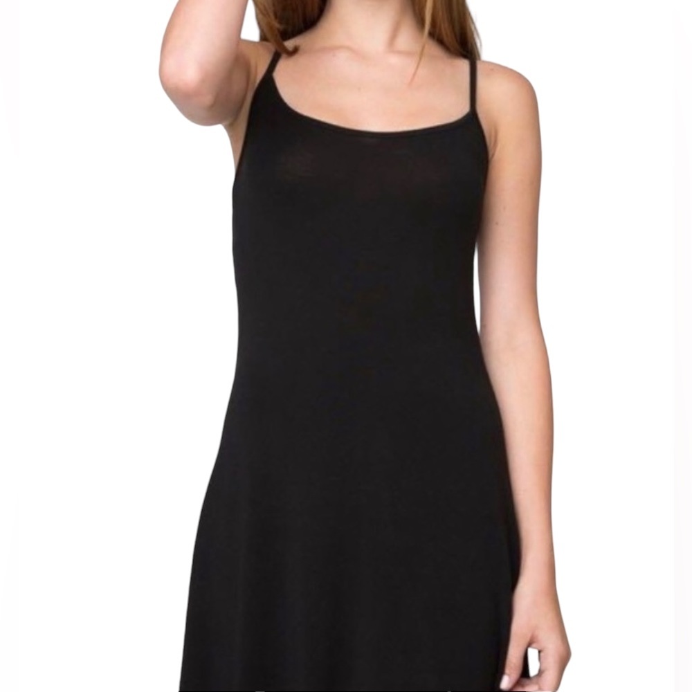 Brandy Melville V-Neck Velvet Spaghetti Strap Y2K 90’s Mini Slip Dress